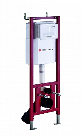 Система инсталляции для подвесного унитаза 400х1160 (4 в 1 с клавишей смыва) Terminus Новошахтинск - фото 2