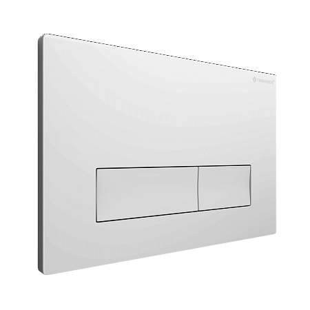 Клавиша смыва для инсталляции Terminus Классик кнопка прямоугольник цвет белый Новошахтинск - фото 2