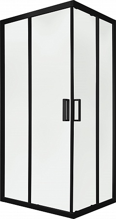 Душевой уголок слайдер Terminus Соренто 05 900х900х2000  квадрат чёрный Новошахтинск - фото 1