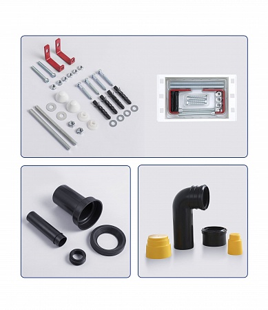 Система инсталляции для подвесного унитаза 400х1160 (4 в 1 с клавишей смыва) Terminus Новошахтинск - фото 5