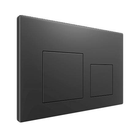 Клавиша смыва для инсталляции Terminus Классик кнопка квадрат цвет  воронёная сталь Новошахтинск - фото 2