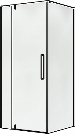 Душевой уголок распашной Terminus Альба 03 900х900х2200  квадрат чёрный Новошахтинск - фото 1