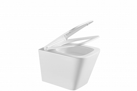 Подвесной унитаз безободковый Terminus Ватикан 490х340 белый Новошахтинск - фото 9