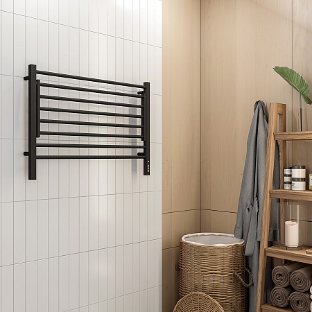 Горизонт П8 800х600 электро КС ЧЕРНЫЙ МУАР Полотенцесушитель TERMINUS Новошахтинск - фото 3