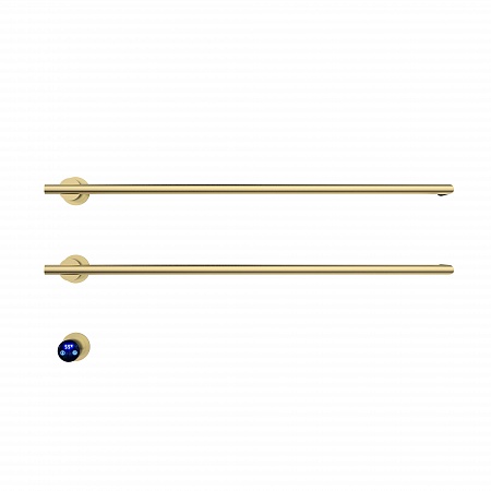 Рондо П2 350х760 электро Полотенцесушитель TERMINUS Брашированное золото Новошахтинск - фото 3