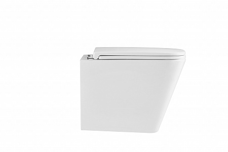 Подвесной унитаз безободковый Terminus Ватикан 490х340 белый Новошахтинск - фото 6