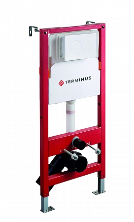 Пневматическая система инсталляции для подвесного унитаза 500х1125 (4 в 1 с клавишей смыва) Terminus Новошахтинск - фото 2