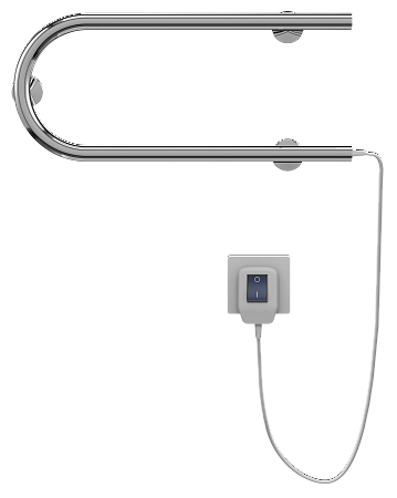 Электро 25 П-обр 600х200 Полотенцесушитель  TERMINUS Новошахтинск - фото 2