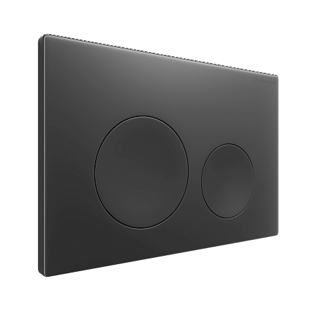 Клавиша смыва для инсталляции Terminus Классик кнопка круг цвет воронёная сталь Новошахтинск - фото 2