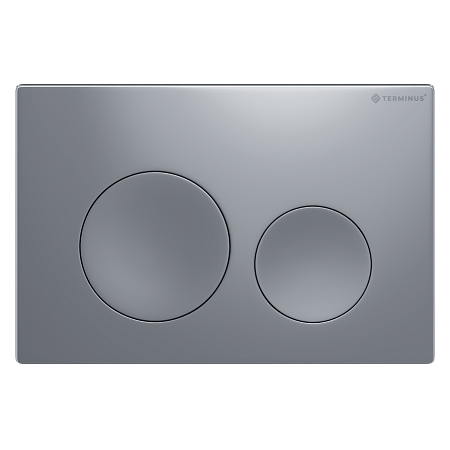 Клавиша смыва для инсталляции Terminus Классик кнопка круг цвет хром Новошахтинск - фото 1