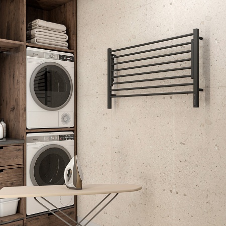 Горизонт П8 1000х600 электро КС ЧЕРНЫЙ МУАР Полотенцесушитель TERMINUS Новошахтинск - фото 3