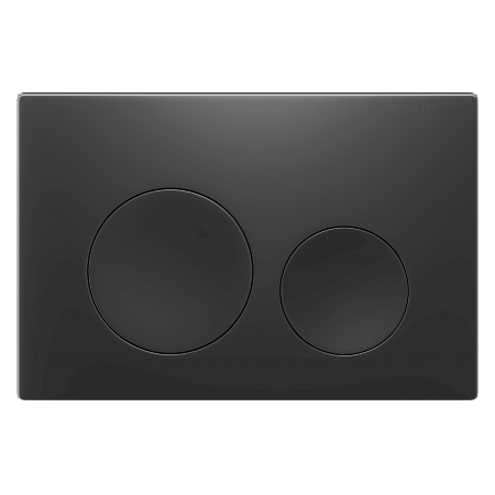 Клавиша смыва для инсталляции Terminus Классик кнопка круг цвет воронёная сталь Новошахтинск - фото 1