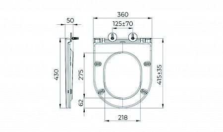 Сиденье для унитаза Terminus Аврора цвет белый  Новошахтинск - фото 7