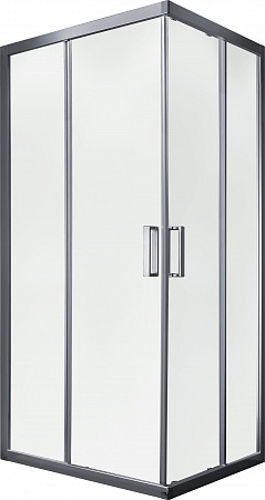 Душевой уголок слайдер Terminus Соренто 05 900х900х2000  квадрат хром Новошахтинск - фото 1
